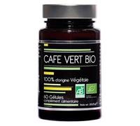 NUTRIVIE - Café Vert BIO 500 mg - Brûle-Graisses & Booster Naturel - Stimule le Métabolisme & Favorise la Perte de Poids - Riche en Antioxydants - 100% Végétal - 60 Gélules Vegan
