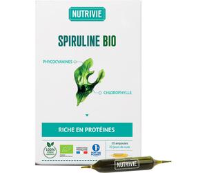 Nutrivie Spiruline Bio 20 Ampoules