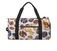 Nuts And Dried Fruits Sac de sport fourre-tout léger pour homme et femme Blanc Taille unique, blanc, Taille unique