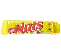 Nuts - Barres de Chocolat Caramel Noisettes - Lot de 24x42g