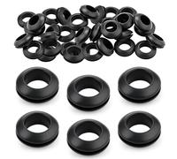 Nuts OT nuts Lot de 80 passe-câbles en caoutchouc - Diamètre : 6 mm - Passe-câbles - Douilles en caoutchouc - Pour câbles - Installation électrique - Protection de câbles