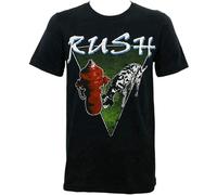 NUTS SNACKS Rush Signals European 1983 Tour T-Shirt Black L