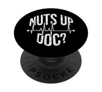 Nuts Up, Doc ? Jeu de Mots étudiant en médecine Docteur PopSockets PopGrip Adhésif