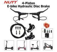 NUTT Scooter électrique 4 pistons frein à disque hydraulique mise hors tension disque d'huile pour Zero 10X/11X, Vsett 10 +/9 +, Kaabo Wolf Warrior 11 Y5
