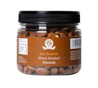 Nutural World - Amandes fumées au bois torréfiées à sec - Non salées (500g) - Vainqueur des Great Taste Awards
