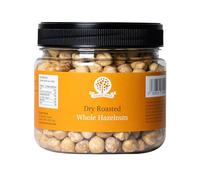 Nutural World - Noisettes entières grillées à sec - Non salées (500g) - Vainqueur des Great Taste Awards