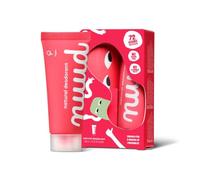 nuud New Cream Déodorant végétalien, pack de démarrage rouge, 1 x 15 ml