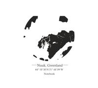 Nuuk Greenland Graph Paper Notebook: 100 Pages of Grid Paper for Notes, Sketches, Planning, Math, and Creative Ideas