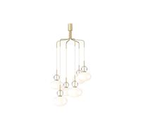 Nuura Rizzatto Cluster 6 Suspension Satin Laiton/Opale