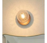 Applique/ Plafonnier Nuura Liila 1 Petit Bronze foncé/Verre Transparent