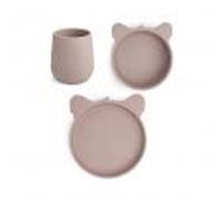 NUUROO - Judi Silicone Dinner Set 3-Pack Koala - Woodrose