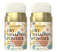 Nuva Botanicals Poudre de Shampoing Sec sans Aérosol à la Biotine - Extrait de Lavande et Ginseng Coréen - Format Voyage Volumisant (12 g) - Cadeau pour Elle Lot de 2