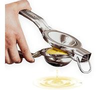 Nuvantee Presse citron, Manuel Extracteur de jus Presse agrumes, Citron Orange Lime Squeezer Juicer en Acier Inoxydable