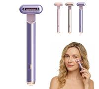 Nuvaskin Stylo,Stylo Anti Cernes Nuvaskin,Chauffant, Vibrant, Réduit,Réduit Efficacement Les Cernes Et Les Poches Sous Les Yeux (Violet)
