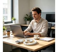 Nuvatrix Jouet sensoriel imprimé en 3D imitation câble USB, jouet flexible articulé, jouet sensoriel pour soulager le stress, décompression et concentration de l'anxiété, éclairage ambiant, conçu pour
