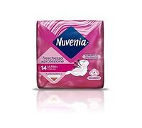 Nuvenia - Assorbente Normal Ultra con Ali - Superficie Traspirante e Assorbenza Rapida - Confezione da 14 Assorbenti