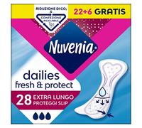 Nuvenia Lot de 28 protège-slips extra-longs pour usage quotidien, contrôle des odeurs