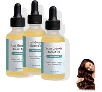 Nuvi Huile de croissance des cheveux, huile de croissance et de réinitialisation des cheveux, sérum de croissance des cheveux 100 % naturel pour masque épaississant et traitement de la perte de