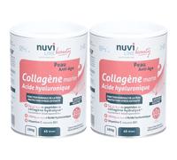 Nuvi Life Collagène marin Acide hyaluronique Poudre Pour La Préparation D'Une Solution 2x280 g
