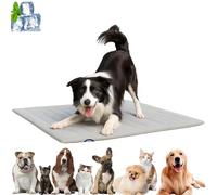 Nuvica Tempbalance Mat, Nuvica Dog & Cat Cooling Mat, Summer Pet Sleeping Pad Adjusted According to Body Temperature,Dual-Sided Design, Cool Fabric Structure, Durable & Machine Washable (A,XL)