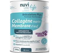 Nuviline Collagène Marin Articulations Plus + Membrane Œuf Pot 280g