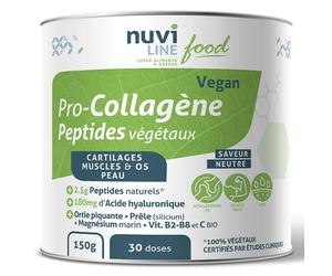 Nuviline Pro-Collagène vegan, peptides végétaux universels neutre - pot 150g