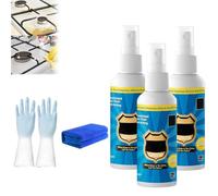 Nuvilux Magic Degreaser, 2025 New Magic Degreaser Cleaner Spray, Multi Purpose Wash Free Cleaning Spray, Magic Degreaser Cleaning Spray, Kitchen Cleaner Spray Degreaser for All Surfaces 100ml (3)