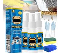 Nuvilux Magic Degreaser, Magic Degreaser Cleaner Spray, Multi Purpose Wash Free Cleaning Spray, Kitchen Heavy Duty Degreaser Cleaner, Applicable to Ovens, Gas Stoves, Sinks (3Pcs-30ml)
