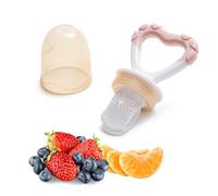 Nuvita 1417 - Grignoteur et Massage des Gencives 2 en 1 - Flavorillo - Rose