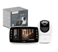 Nuvita 3045 Videovoice - Babyphone vidéo sans Fil à 360° avec caméra directionnelle télécommandée, Smart VOX, Vision Nocturne et berceuses