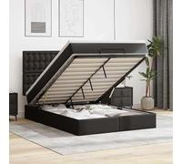 NuvlaGu Tête de lit 140 x 200 cm en cuir synthétique - Tissu 100 % polyester - Design moderne pour chambre à coucher - Facile à nettoyer et durable