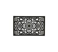 Nuvo Iron Insert décoratif pour clôture, portail, maison, jardin - Rectangle, 38,1 x 61 cm, noir