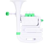 Nuvo jHorn en blanc avec bordure verte, taille unique