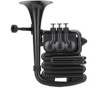 Nuvo jHorn en noir avec bordure noire Taille Unique N610JHBBK