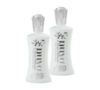 Nuvo Lot de 2 tubes de colle Deluxe à base d'eau - Blanc soie - Séchage transparent