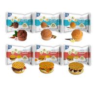 Nuvola Zero - Panezero et Dolce Zero Mix, Sans Glucides, Sans Lactose, Sans Gluten, Sans Sucre, Riche en Fibres, Pack Mix 18 Pièces, Différentes Saveurs. Fabriqué en Italie