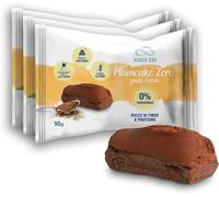 Nuvola Zero - Plumcake Zero Au Cacao Sans Glucides, Collations Sans Lactose, Sans Sucre, Sans Gluten, Riche en Fibres, Paquet de 3, Fabriqué en Italie