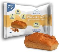 Nuvola Zero - Plumcake Zero Au Caramel Sans Glucides, Collations Sans Lactose, Sans Sucre, Sans Gluten, Riche en Fibres, Paquet de 12 Pièces, Fabriqué en Italie