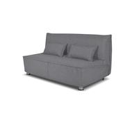 Nuvole di Sonno - Canapé lit 3 places Levante avec matelas double 160 x 190, prêt avec sommier soudé pliable, revêtement amovible, 2 coussins en nombre, fabriqué en Italie