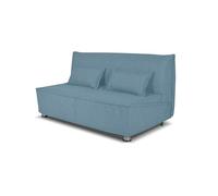 Nuvole di Sonno - Canapé lit 3 places Levante avec matelas double 160 x 190, prêt avec sommier soudé pliable, revêtement amovible, 2 coussins en nombre, fabriqué en Italie