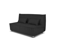 Nuvole di Sonno - Canapé lit 3 places Levante avec matelas double 160 x 190, prêt avec sommier soudé pliable, revêtement amovible, 2 coussins en nombre, fabriqué en Italie