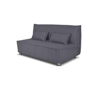 Nuvole di Sonno - Canapé lit 3 places Levante avec matelas double 160 x 190, prêt avec sommier soudé pliable, revêtement amovible, 2 coussins en nombre, fabriqué en Italie