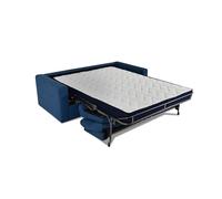 Nuvole di Sonno - Matelas Giove pour canapé lit à Rabat en Mousse d'eau H 14 Ergonomique, revêtement hypoallergénique fabriqué en Italie (H 14, 140 x 195)