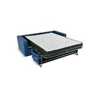 Nuvole di Sonno - Matelas Nettuno pour canapé lit à Rabat en Mousse d'eau H 17 Ergonomique, revêtement en Aloe Vera hypoallergénique fabriqué en Italie (H 17, 120 x 190)