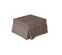 Nuvole di Sonno - Pouf lit Reverso avec matelas en Waterfoam de 11 cm de haut, tissu déhoussable et lavable, sommier orthopédique pliable, gain de place pour chambre et salon, design moderne, fabriqué