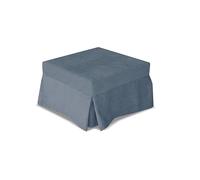 Nuvole di Sonno - Pouf lit Reverso avec matelas en Waterfoam de 11 cm de haut, tissu déhoussable et lavable, sommier orthopédique pliable, gain de place pour chambre et salon, design moderne, fabriqué