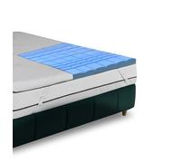 Nuvole di Sonno - Surmatelas Serenity 165 x 190 en Mousse à mémoire de Forme, Déhoussable Universelle Correcteur avec élastiques réglables épaisseur 6 cm Fabriqué en Italie (165 x 190 cm)