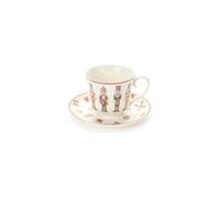 Nuvole di Stoffa Tasse à thé avec soucoupe de Noël en porcelaine Carol 6294