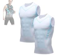 Nuvraa V2 Compression Vest, V Boost Shape Wear Shirt Men, Feel The Power of Confidence, Energy & Strength (A,4TG)