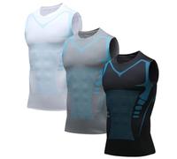 Nuvraa V2 Compression Vest, V Boost Shape Wear Shirt Men, Feel The Power of Confidence, Energy & Strength (E,3TG)